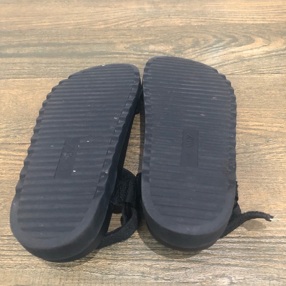 Zara‎ Black Dad Sandals EU 36 - Picture 3 of 4